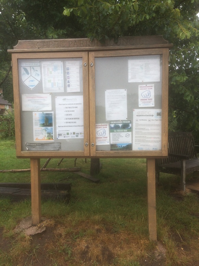 Coldharbour Notice Board